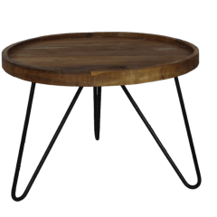 Granby ronde salontafel ø60 teakhout naturel wax