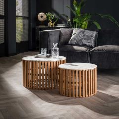 Sabela ronde salontafels - set van 2