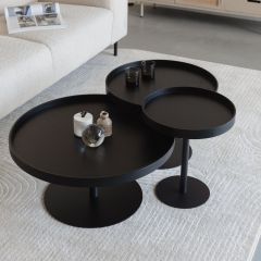 Lars sidetable zwart L