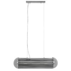 Grayson hanglamp 6L Ø20x80 cm - chroom/smoke