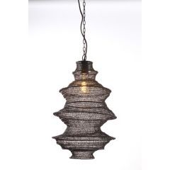 Nakisha hanglamp Ø31 cm - mat zwart