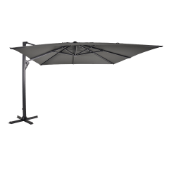 Zweefparasol Taurus 3x4mtr - grijs