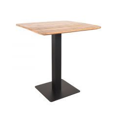 Restauranttafel 70x70x74 cm - sloppy edge - naturel