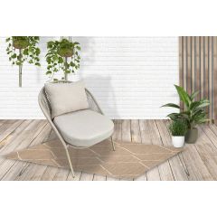 Ibiza loungestoel - taupe