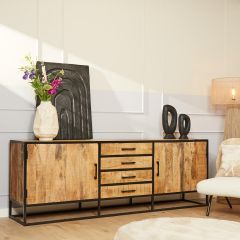 Dressoir Denver - 210 cm - naturel