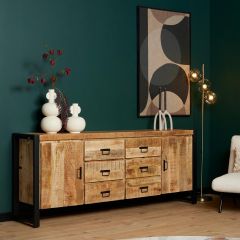 Dressoir Boaz - 200 cm - naturel