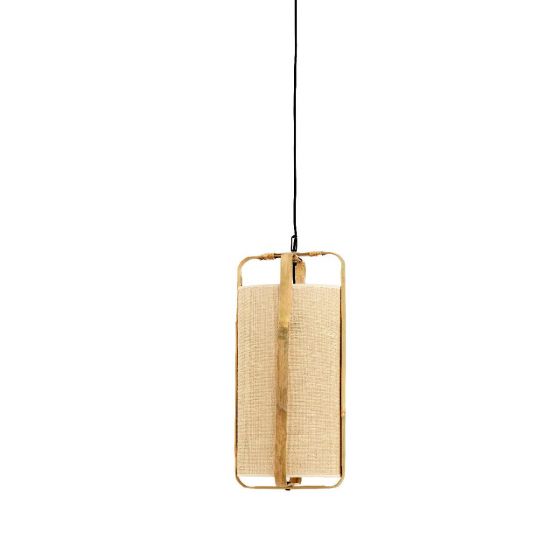 Sendai hanglamp Ø27x56 cm - zand+bamboe naturel