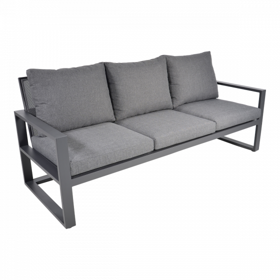 Loungebank Pina Colada nuance 209x80 cm - grijs