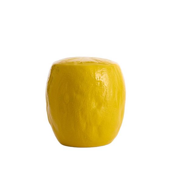 Timobo krukje Ø43x45 cm - glazend geel