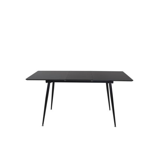 Niva uitschuifbare eettafel - 120/160 x 80 cm - zwart