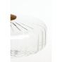 Pleat hanglamp glas - helder/goud - OUTLET B