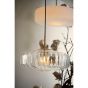 Pleat hanglamp glas - helder/goud - OUTLET B