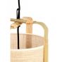 Sendai hanglamp Ø27x56 cm - zand+bamboe naturel