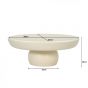 Dune salontafel 80 cm - beige