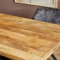 Rechthoekige eettafel Denver - 240 cm - naturel - X-poot